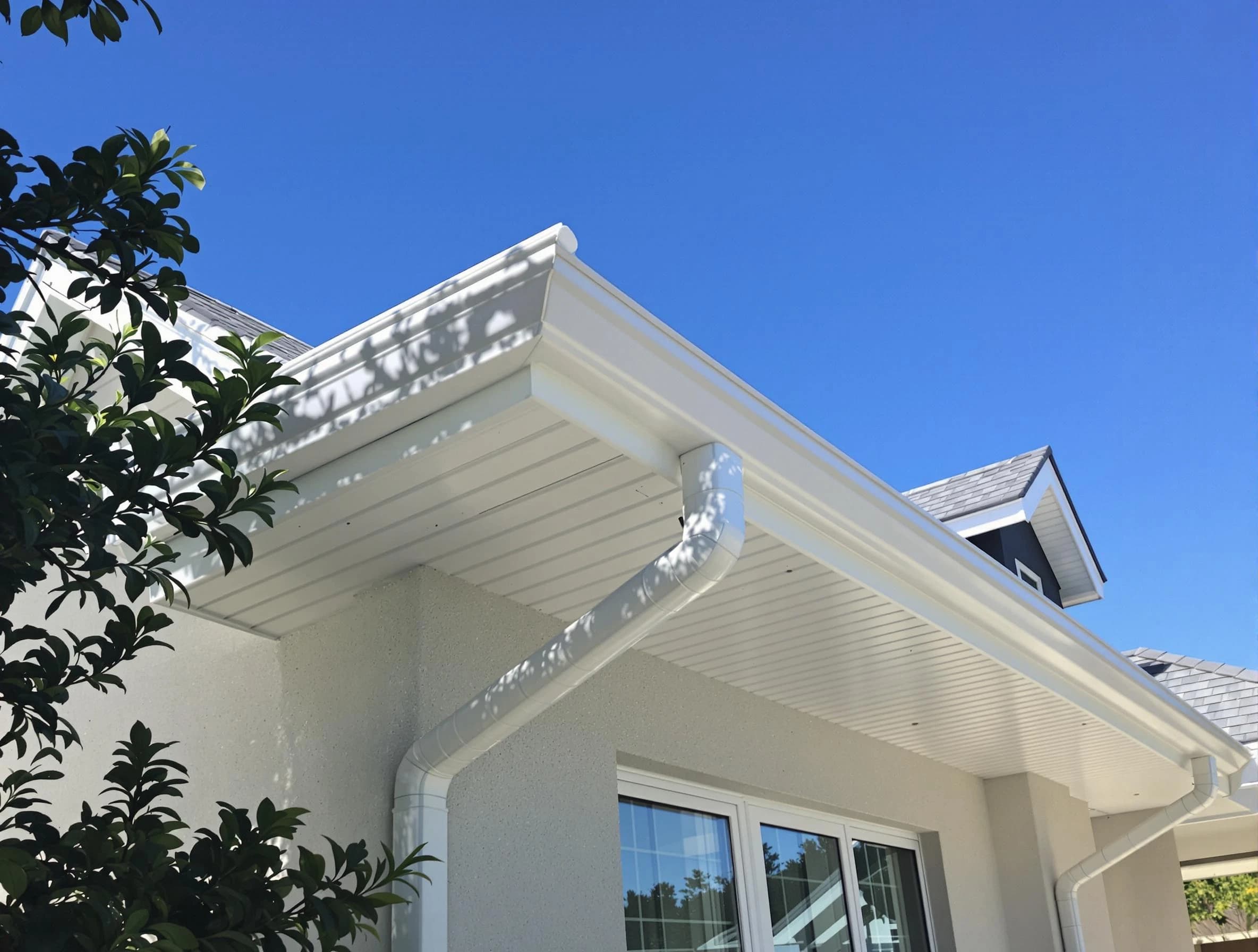 Custom-fit rain gutter system by Hudson Roofing Company in Hudson, OH